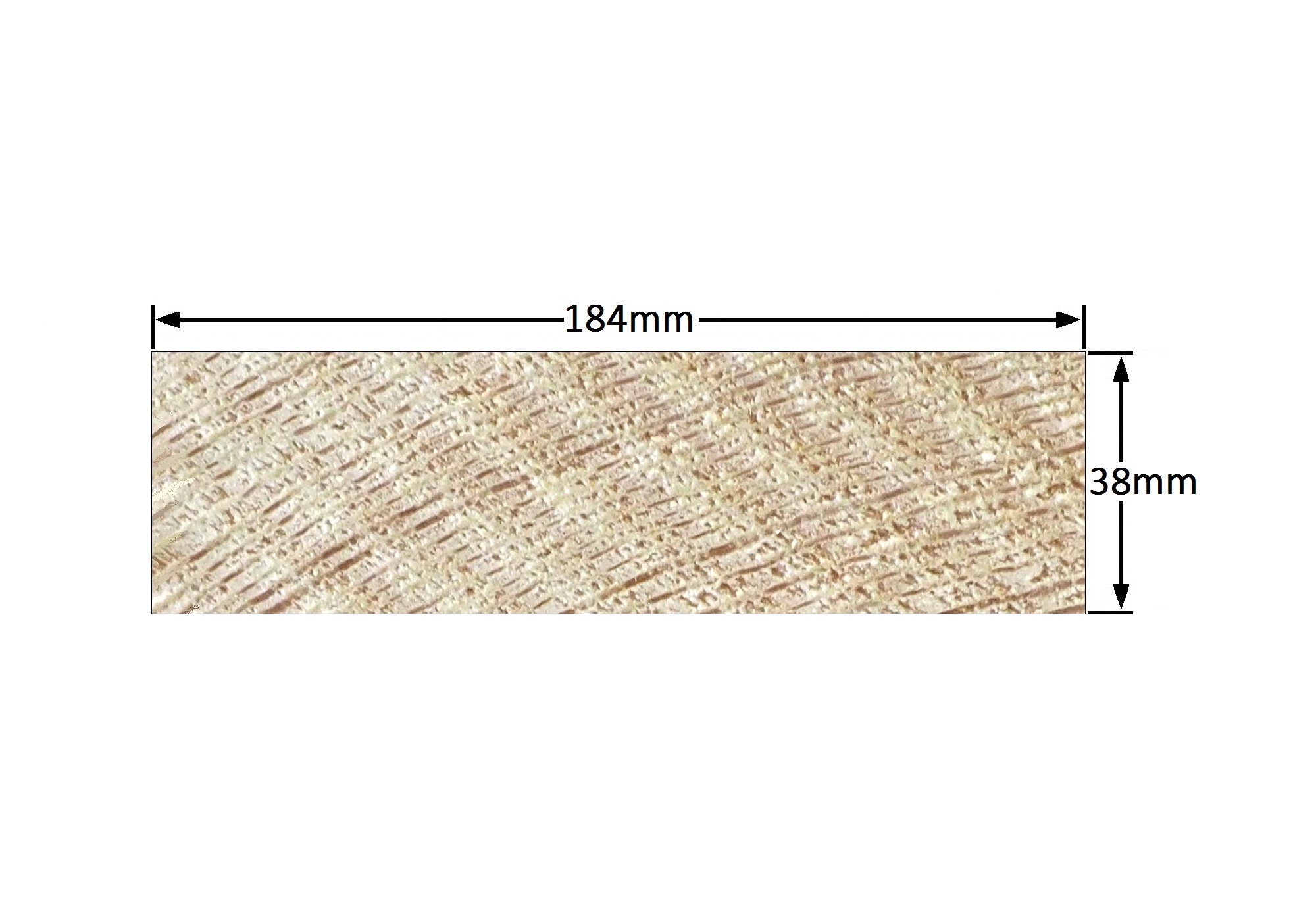 Vuren SLS 38x184 mm. geschaafd - L = 3,60