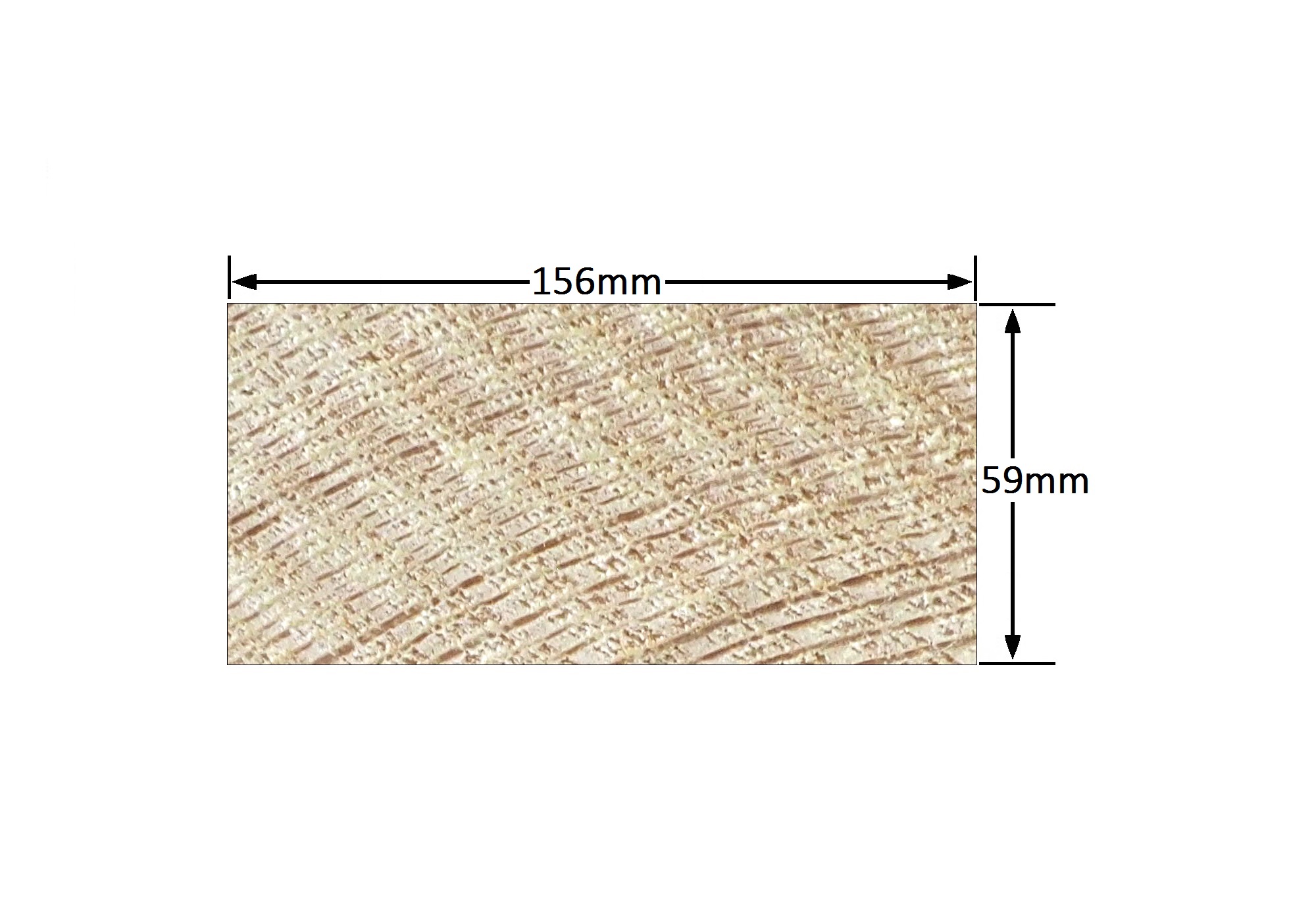 Vuren C 58x156 mm. geschaafd - L = 3,60