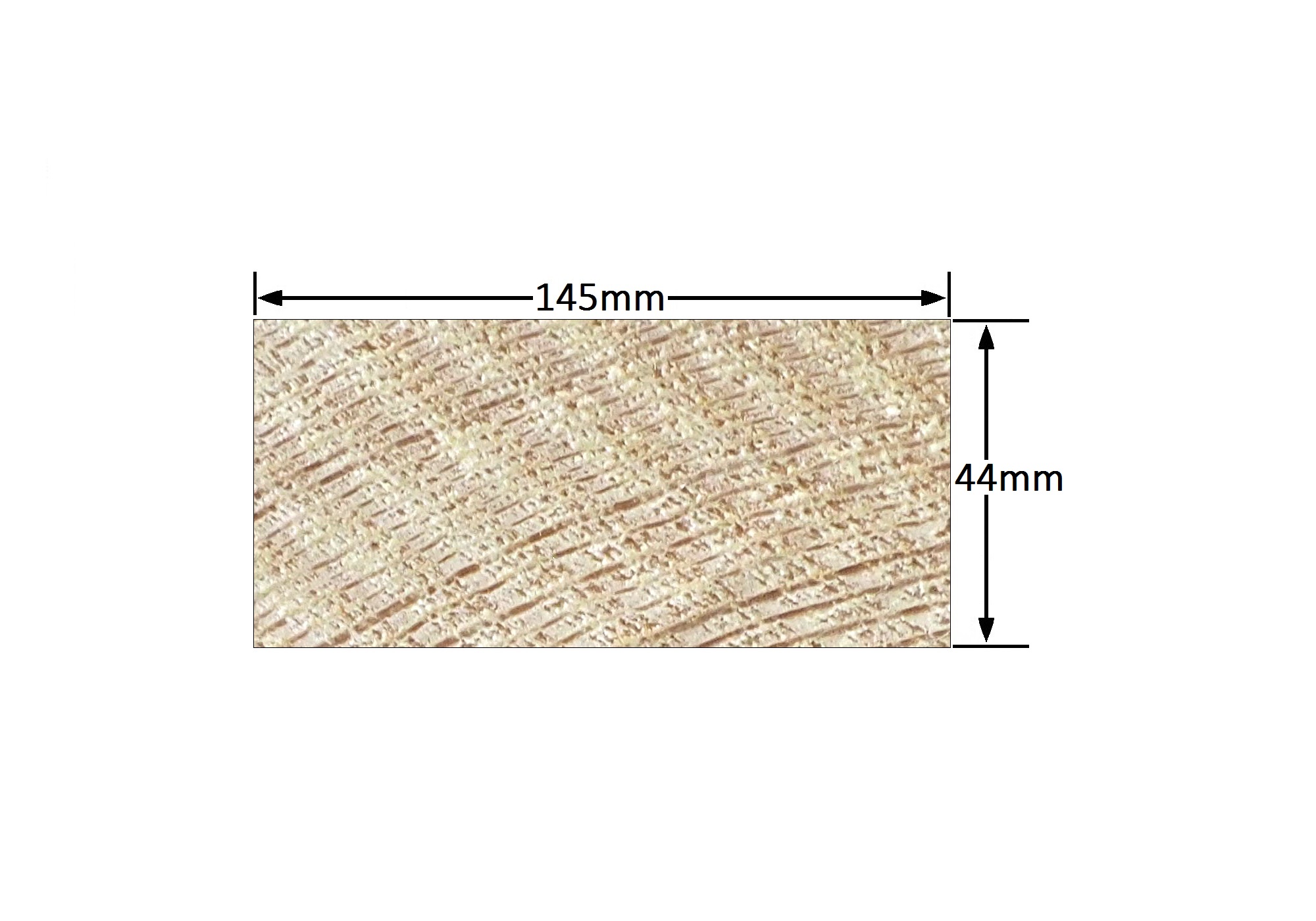 Vuren C 44x145 mm. geschaafd - Lengte = 4,20 mtr.