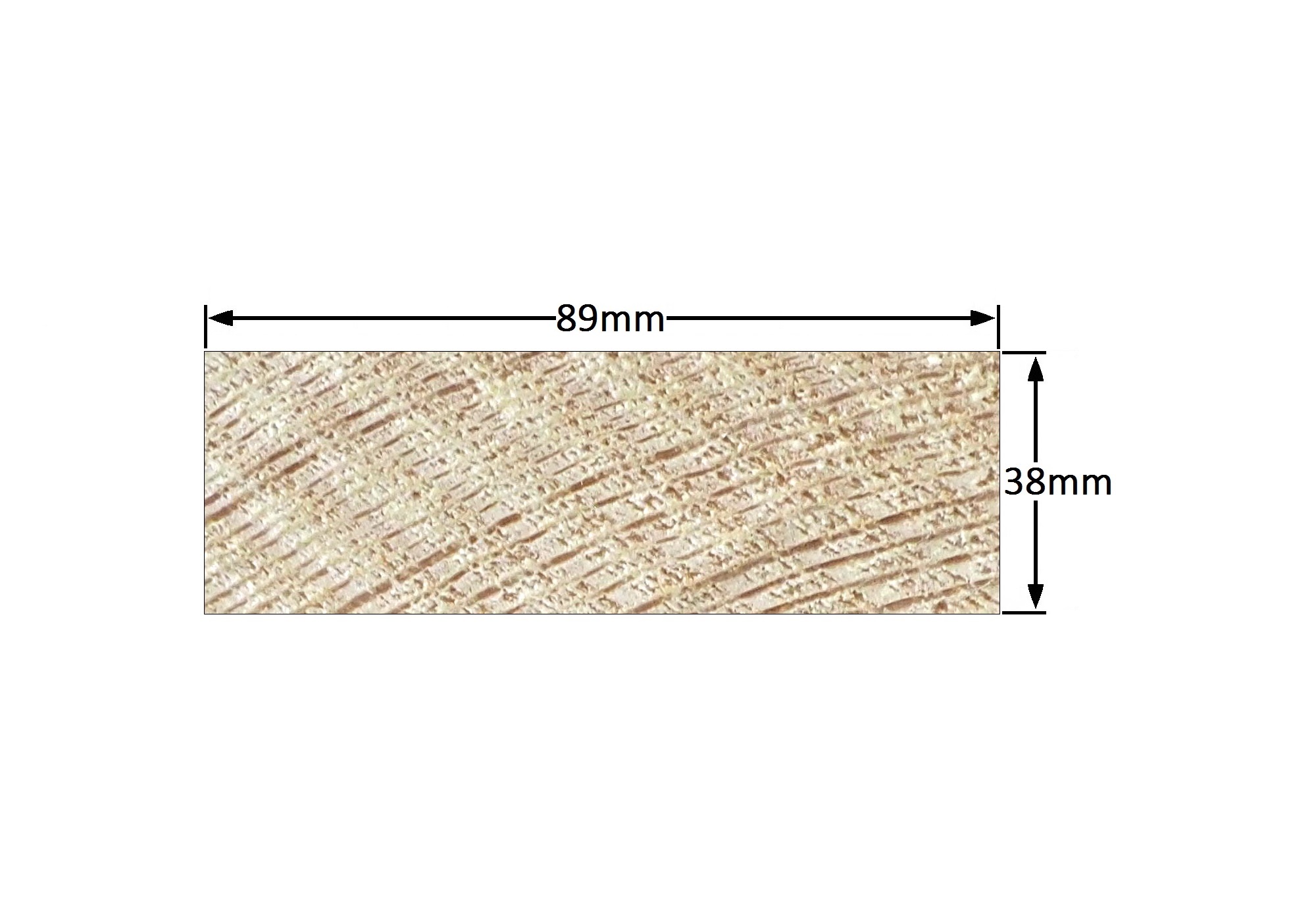 Vuren SLS 38x89 mm gesch - lengtetoeslag - L = 6,00