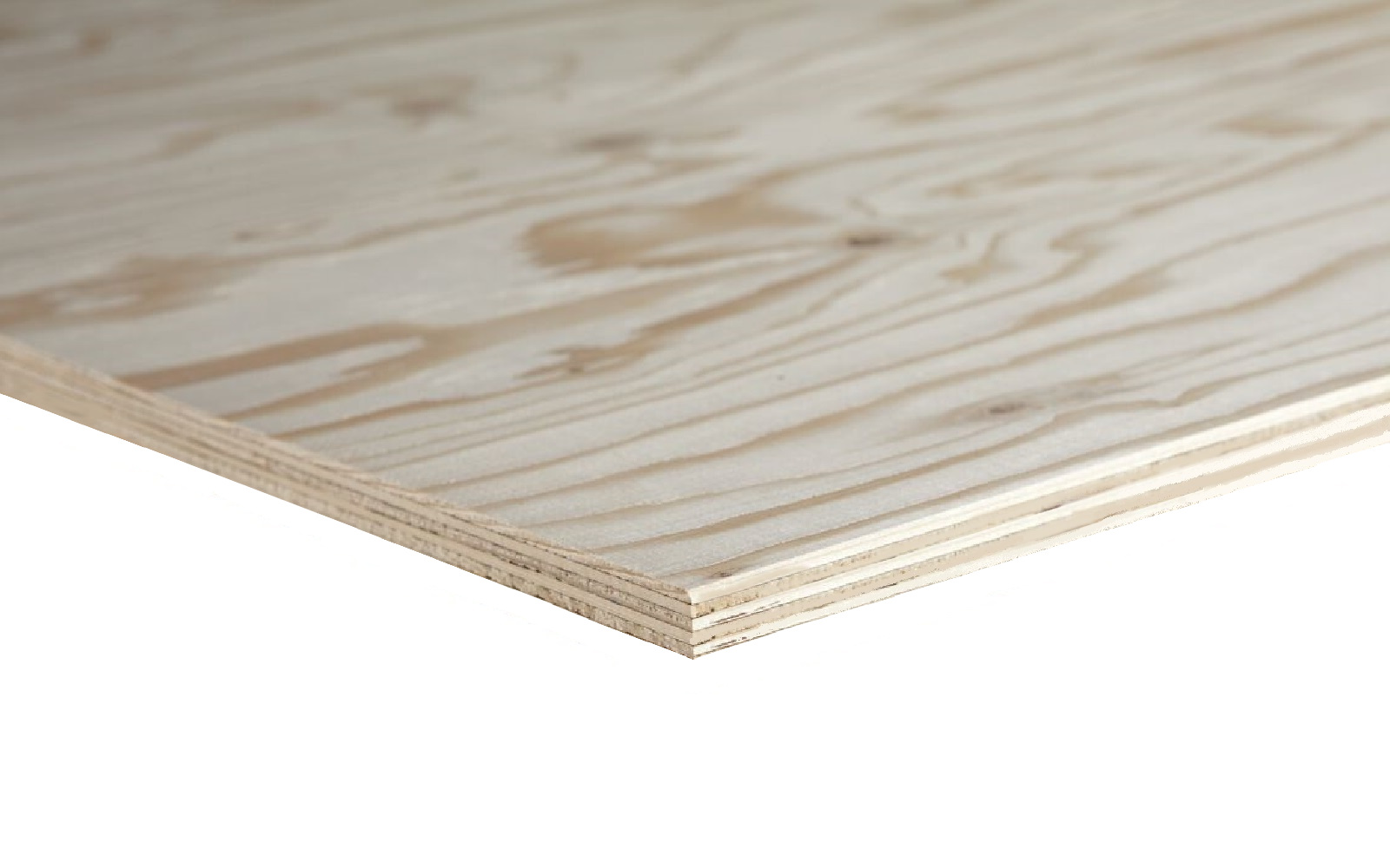 Underlayment Fins Vuren 1220x2440x9 mm.